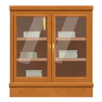 ガラスを含む家具